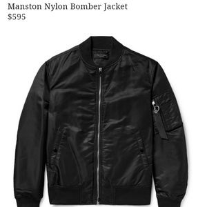 manston nylon bomber jacket